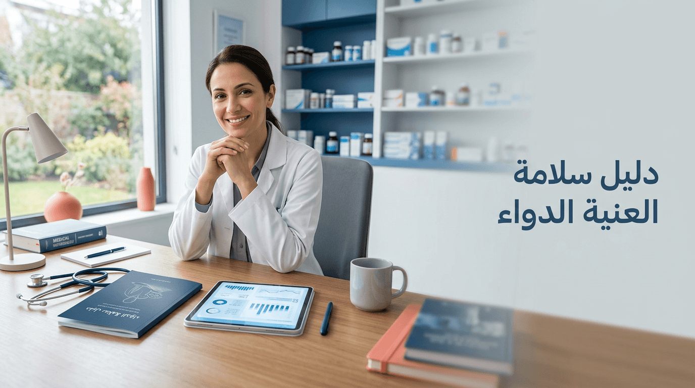مشهد تثقيفي طبي عن سلامة الأدوية